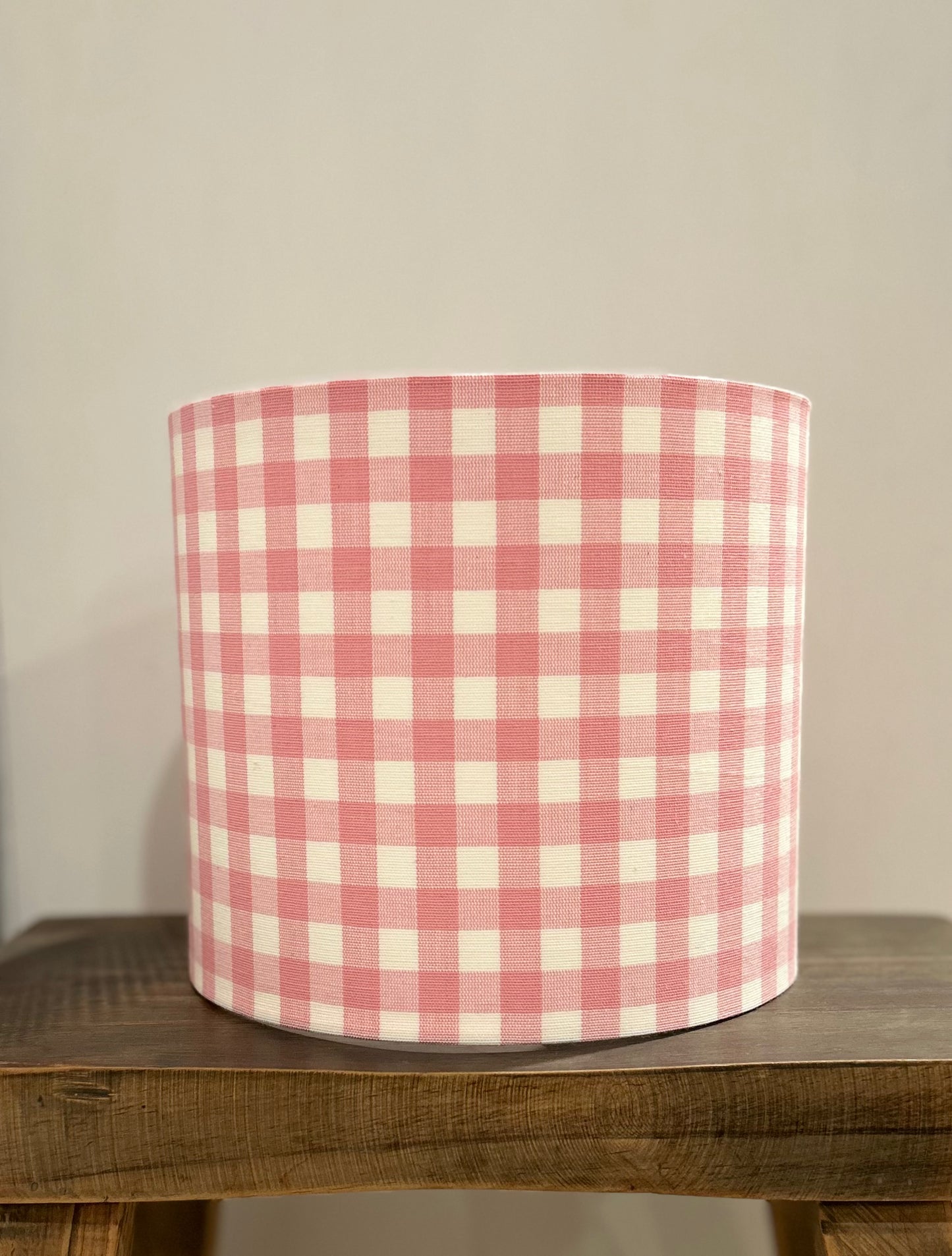 Laura Ashley Pink Gingham Lampshade