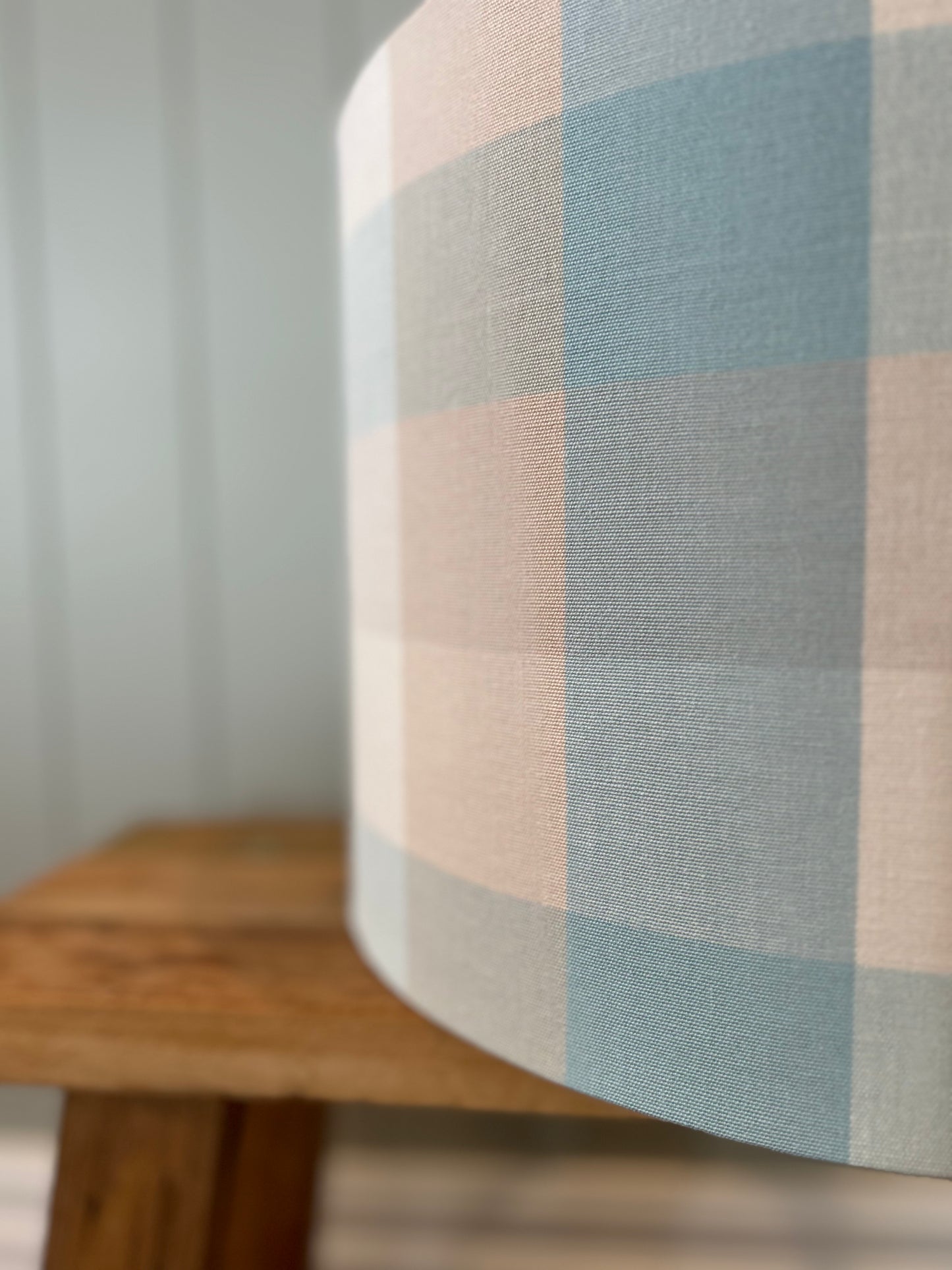 Laura Ashley Midford Check Drum Lampshade