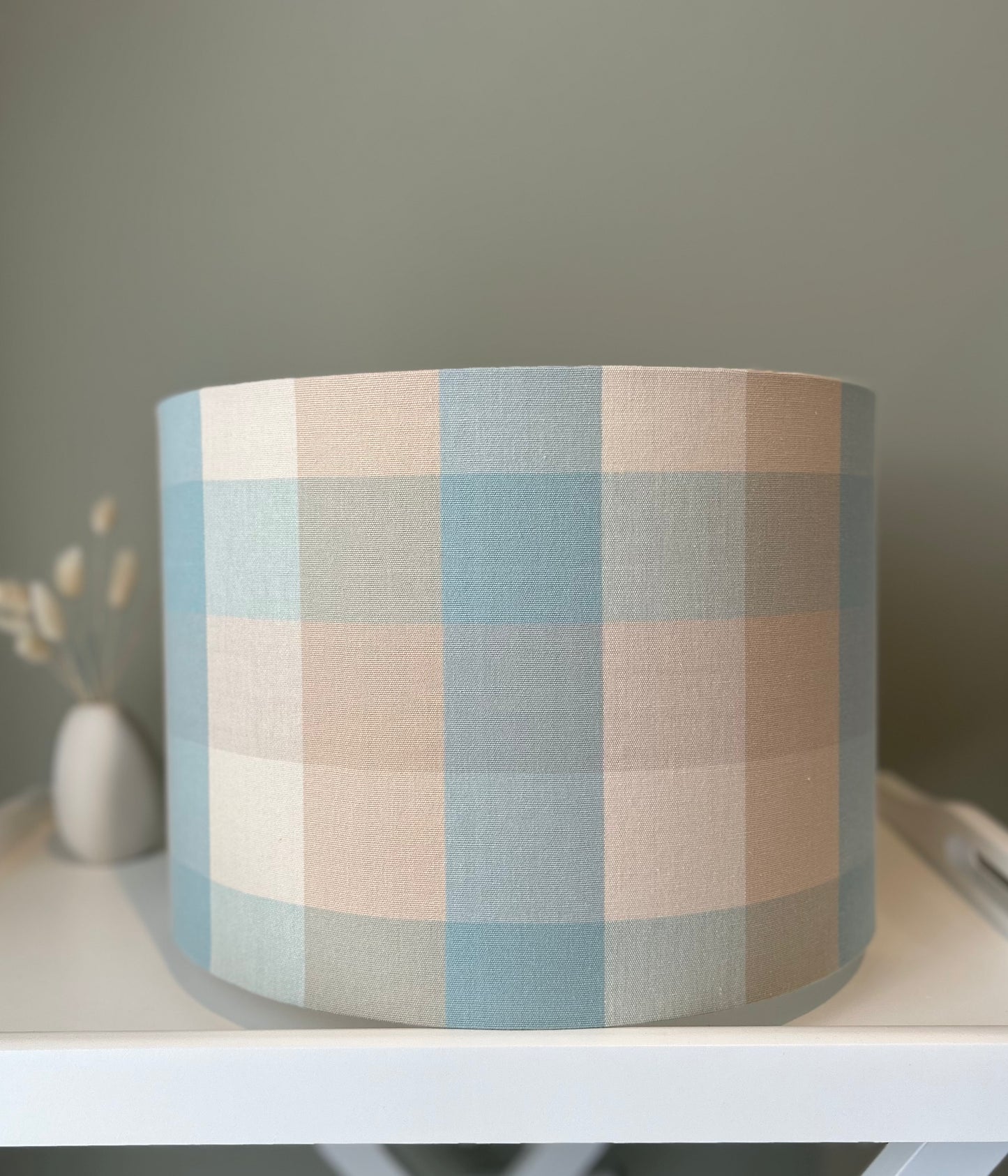 Laura Ashley Midford Check Drum Lampshade